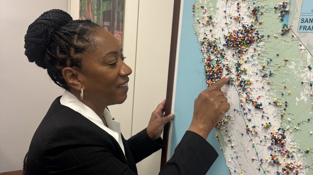 Ronna Green putting Mountain House on the map in Senator Alex Padilla's office